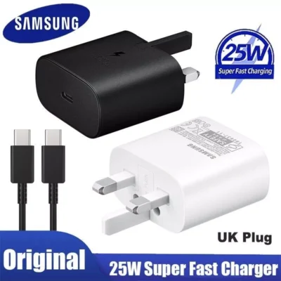 25W Super Fast Charger For Samsung Galaxy A04s A05 A05s A06 A16 S24 FE S23 FE