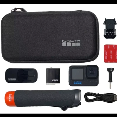 GOPRO HERO12 BLACK 5.3K UHD SPECIAL BUNDLE-MAGNETIC CLIP,HANDLER,ENDURO BATTERY